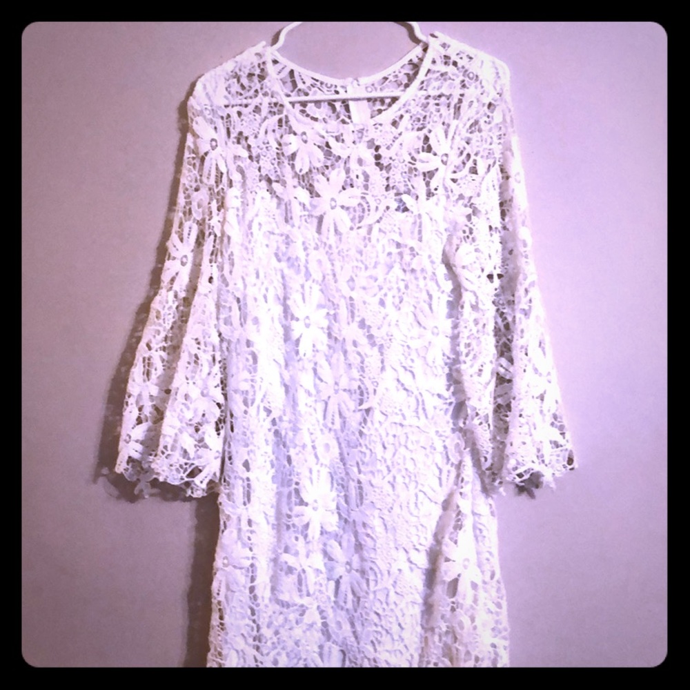 White cotton dress